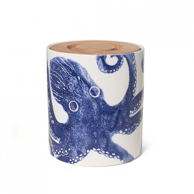 BlissHome - Product Details, Bread Bin Octopus Blue, CR Kitchenware, Creatures