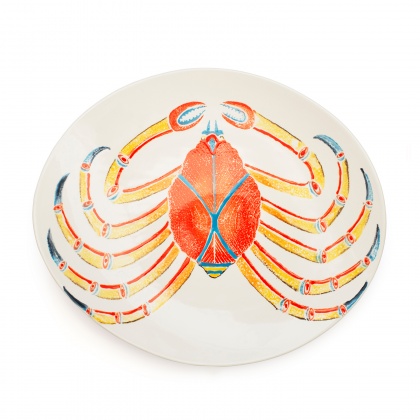 Oval Platter Krabbe: click to enlarge