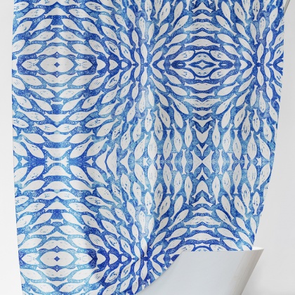 Shower Curtain Shoal Fish: click to enlarge