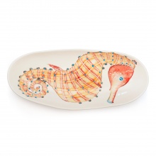 Seahorse Oval Bowl Lauwd Femelle