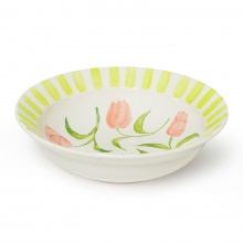 Tulip Rimmed Bowl