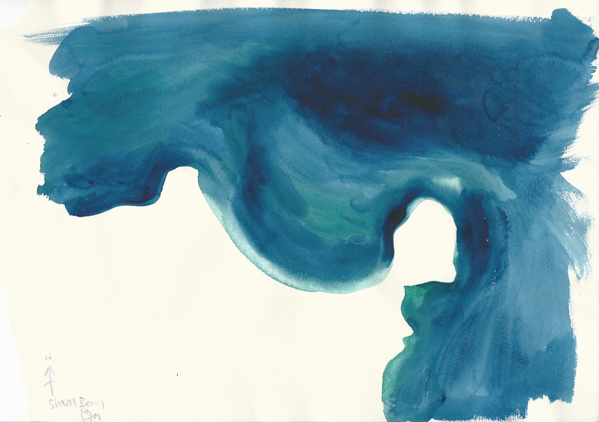 Shoal Bay water colour artwork