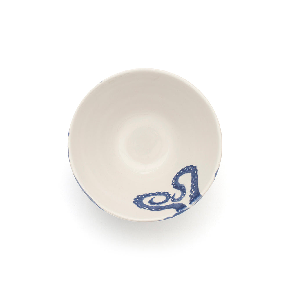 Octopus Soup Bowl Blue