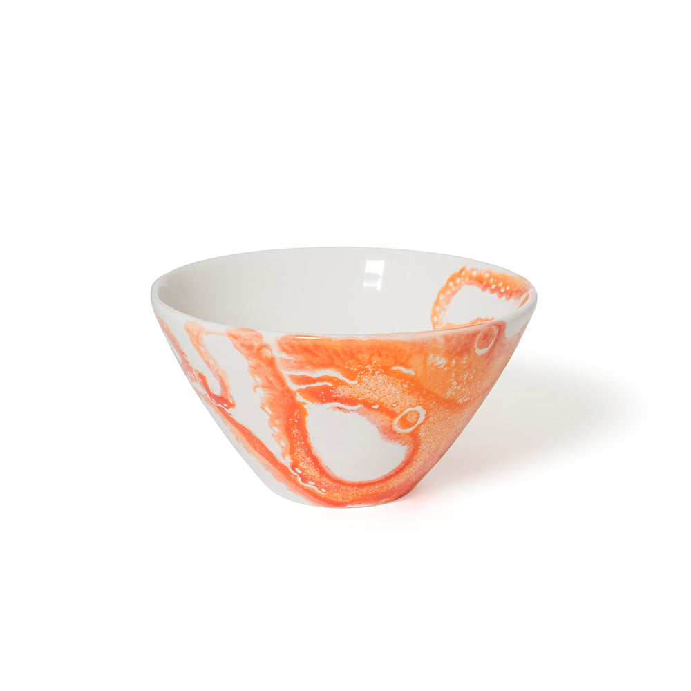 Octopus Soup Bowl Orange