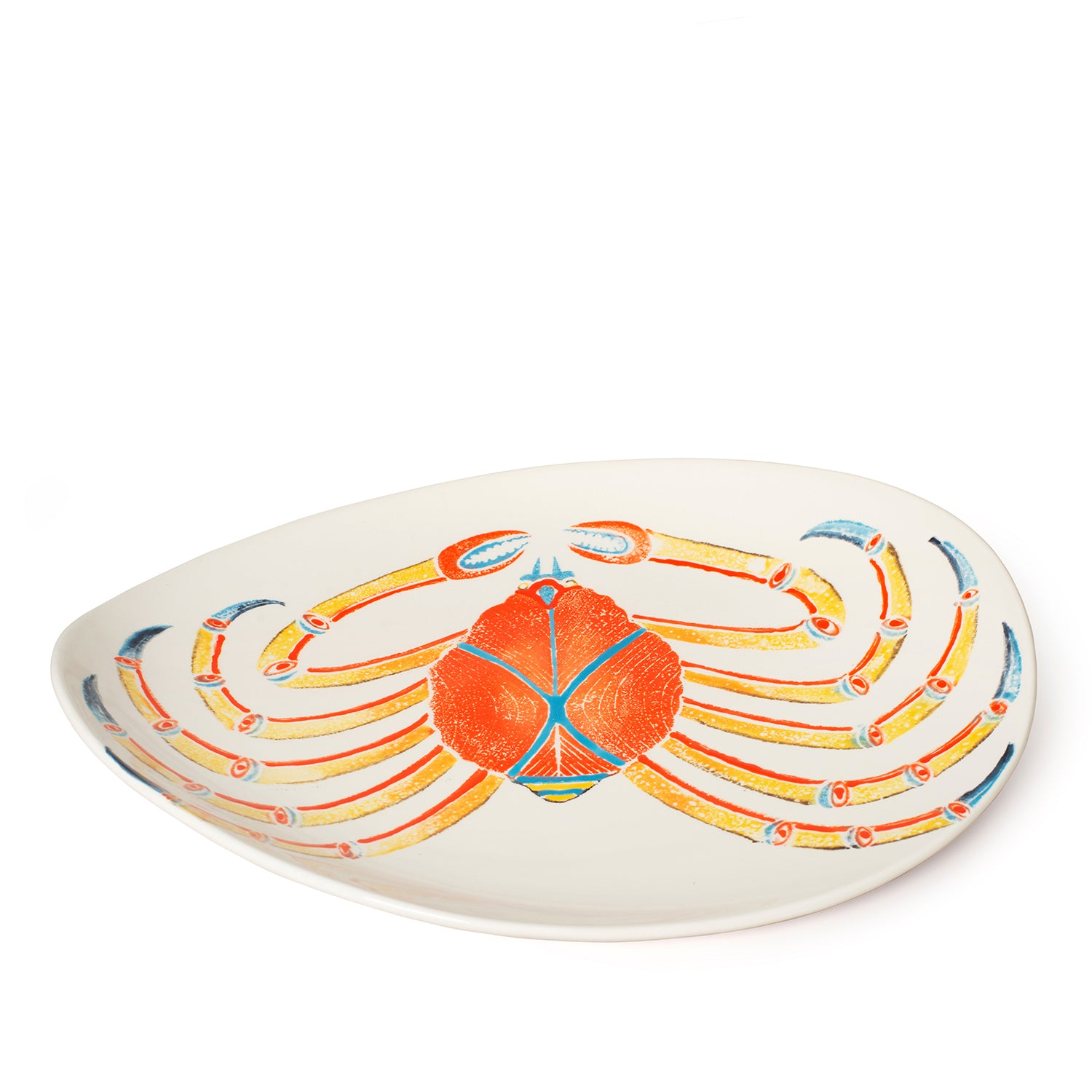 Oval Platter Krabbe