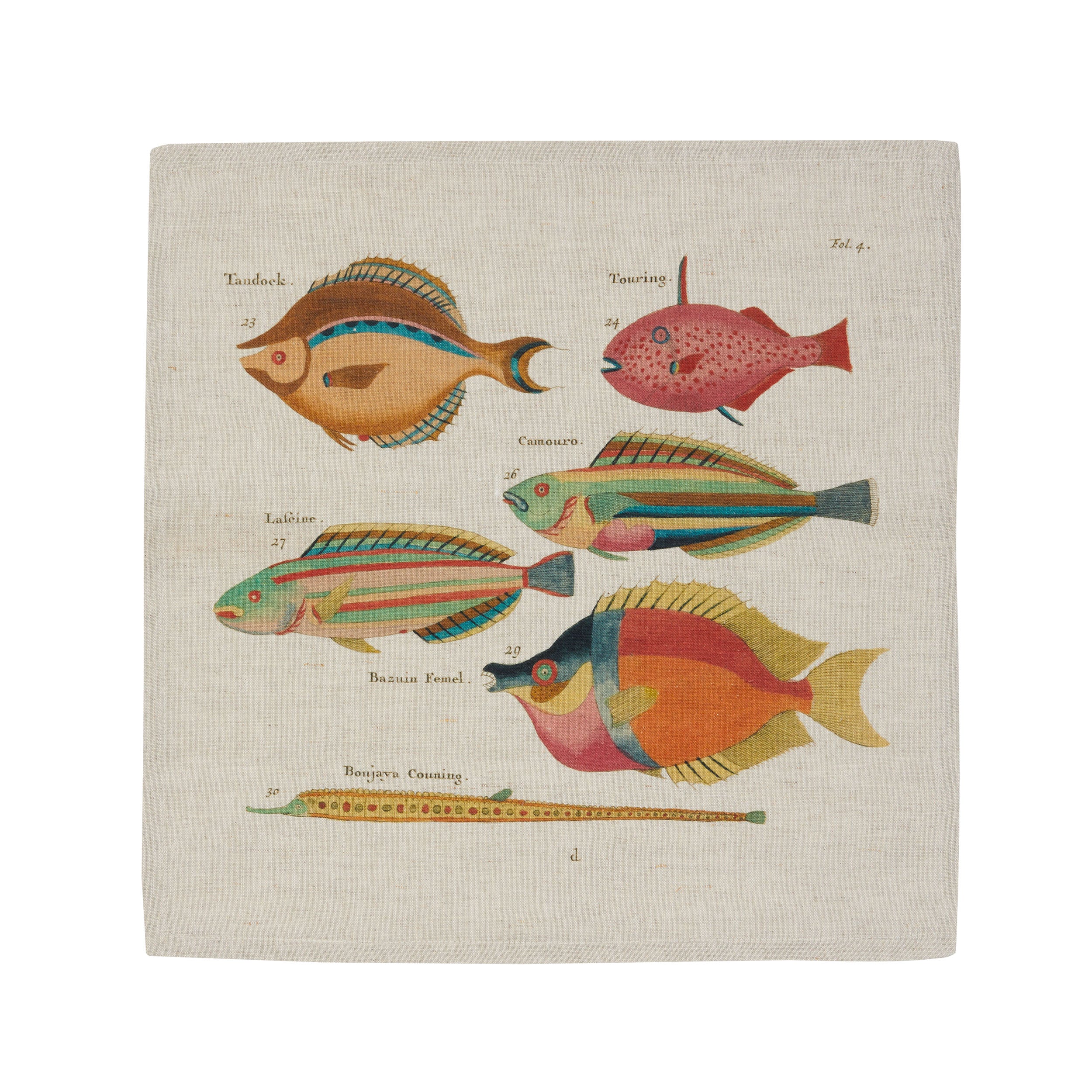 Napkin Set of 4, 100% Linen