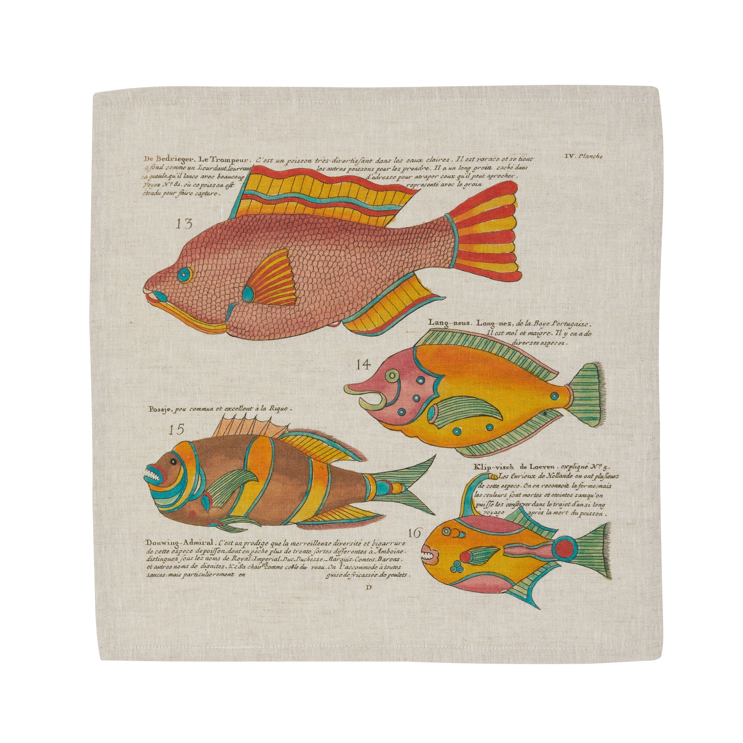 Napkin Set of 4, 100% Linen