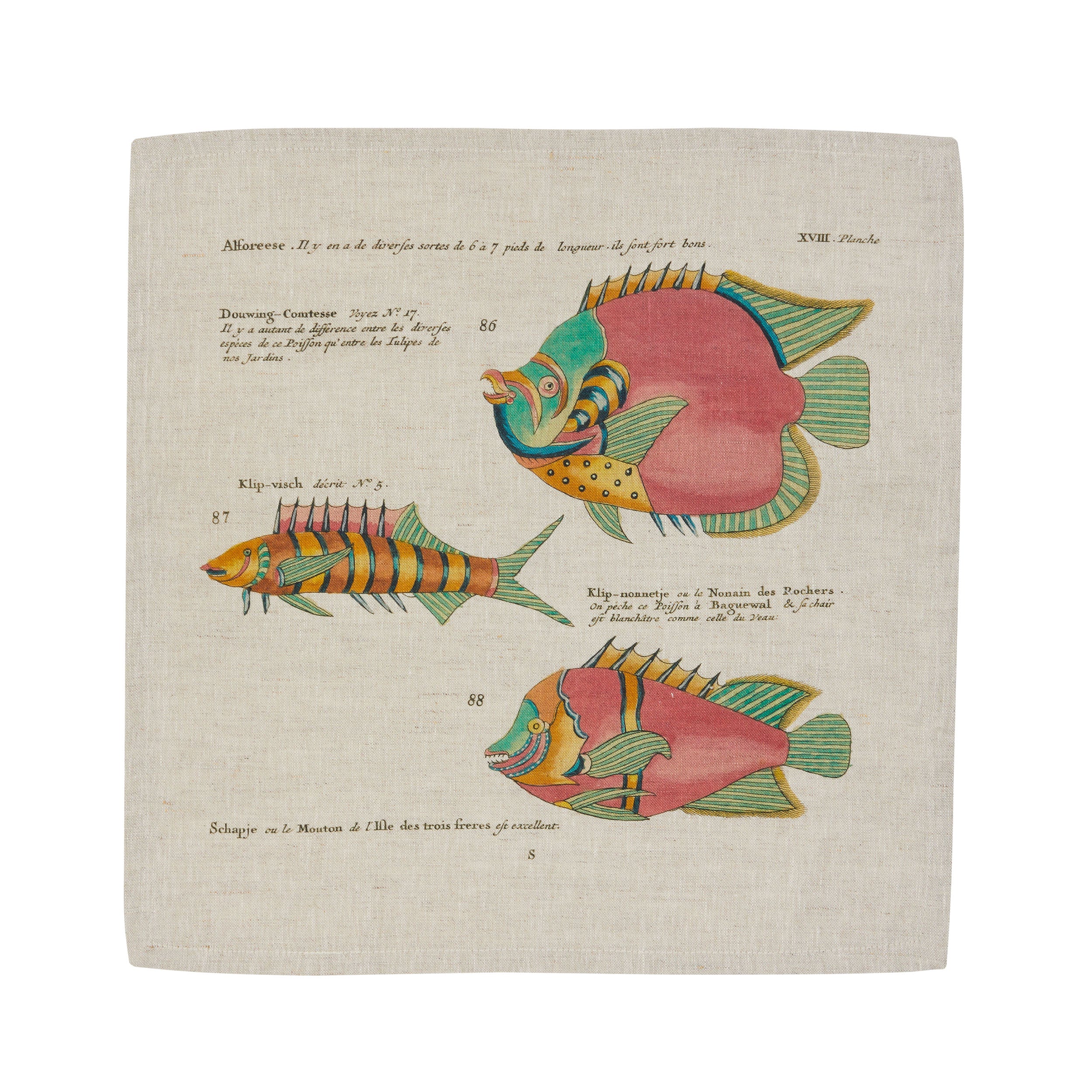 Napkin Set of 4, 100% Linen