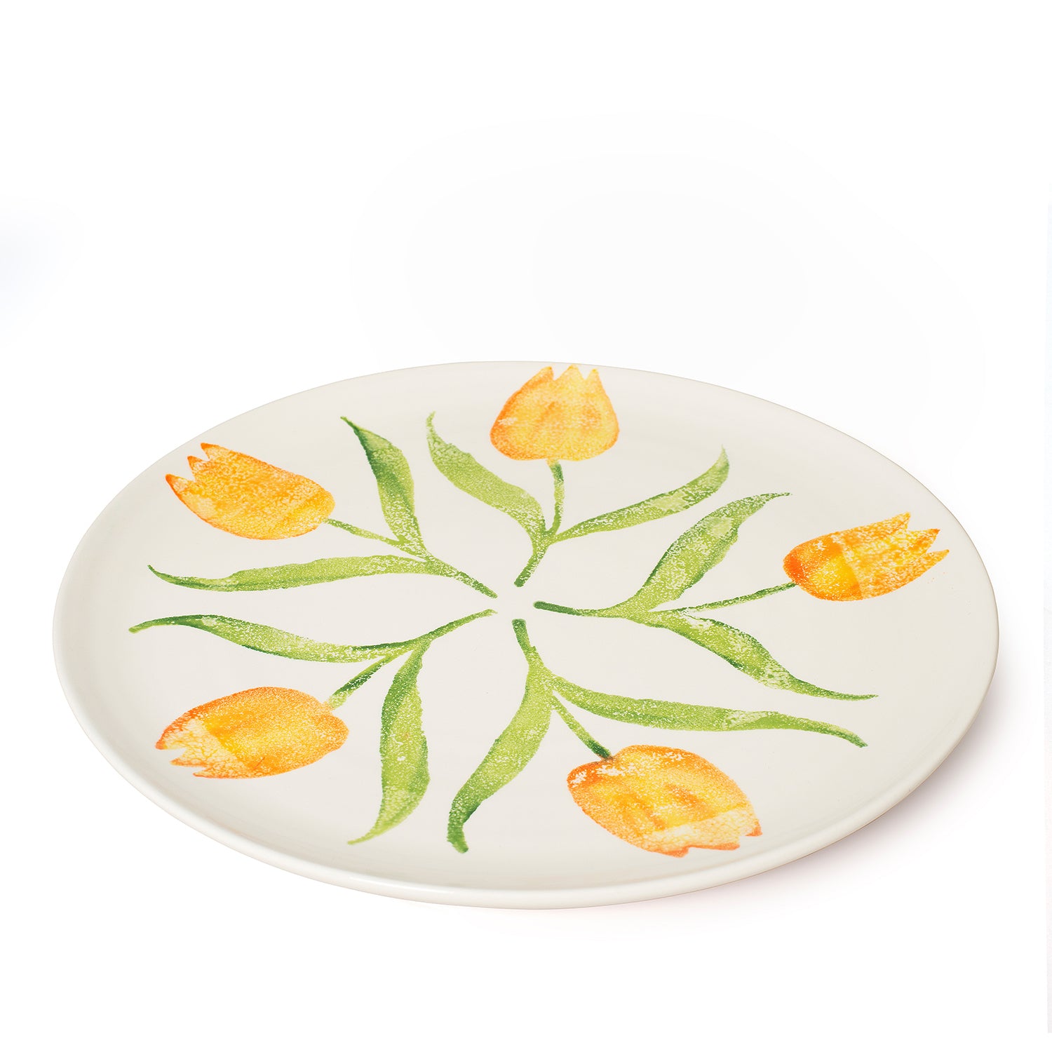 Tulips Round Platter 36cm