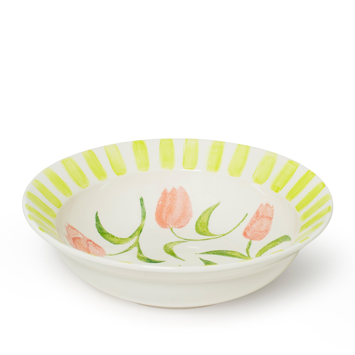 Tulip Rimmed Bowl 28cm