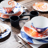Octopus Soup Bowl Orange