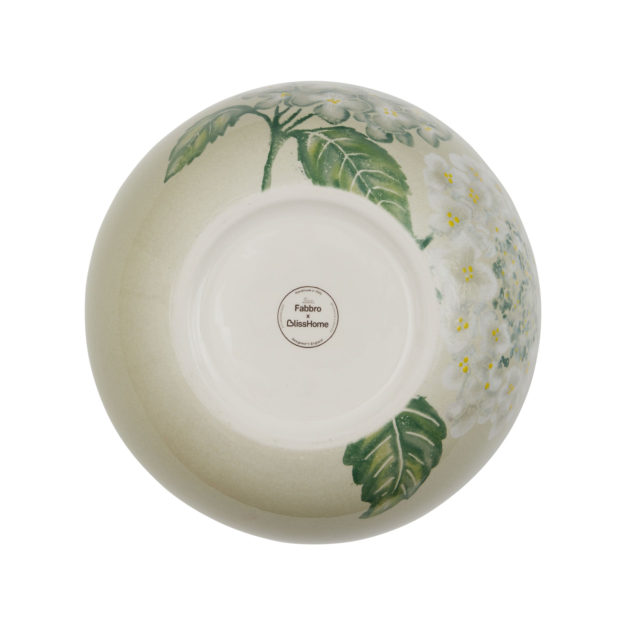 Hydrangea Salad Bowl Grey/Green