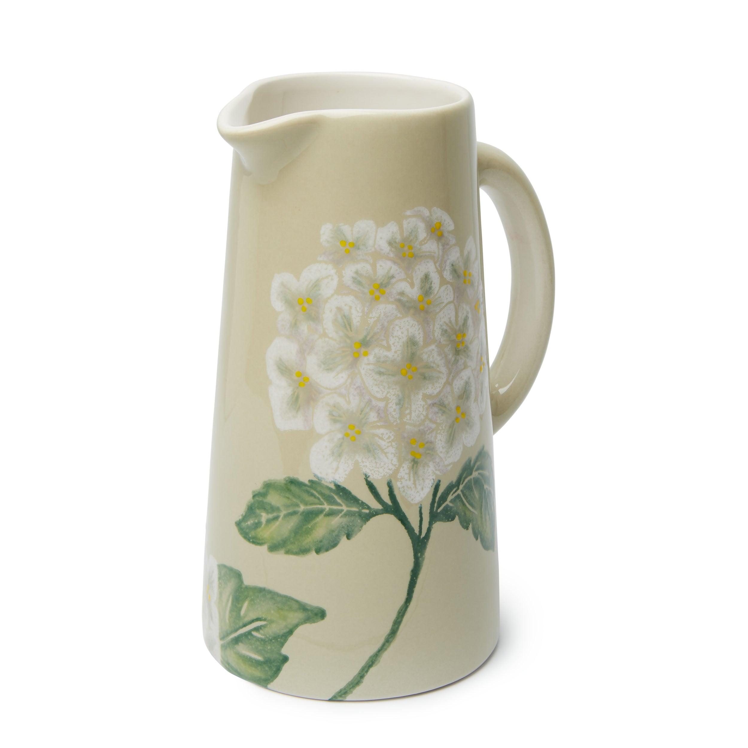 Hydrangea Tall Jug Grey/Green
