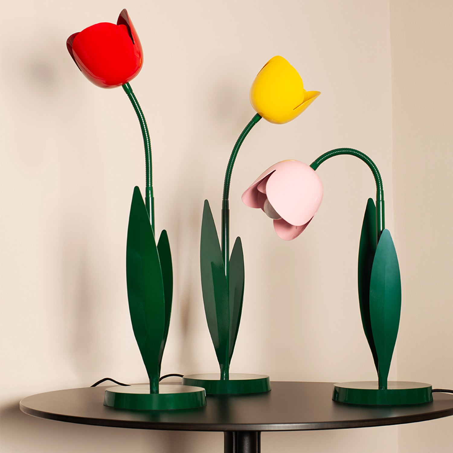 Tulip Table Lamp Yellow by BlissHome