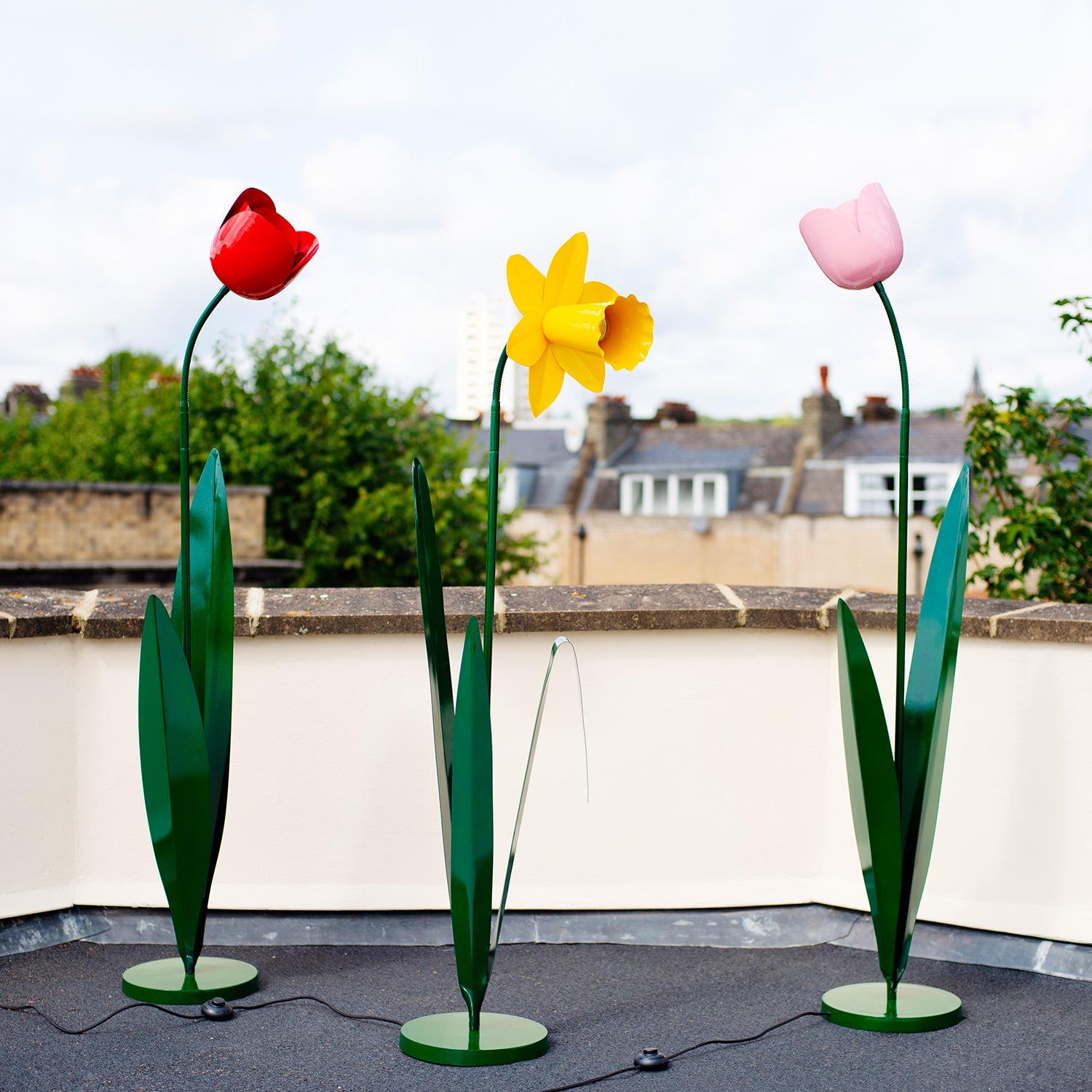 Tulip Floor Lamp Yellow by BlissHome