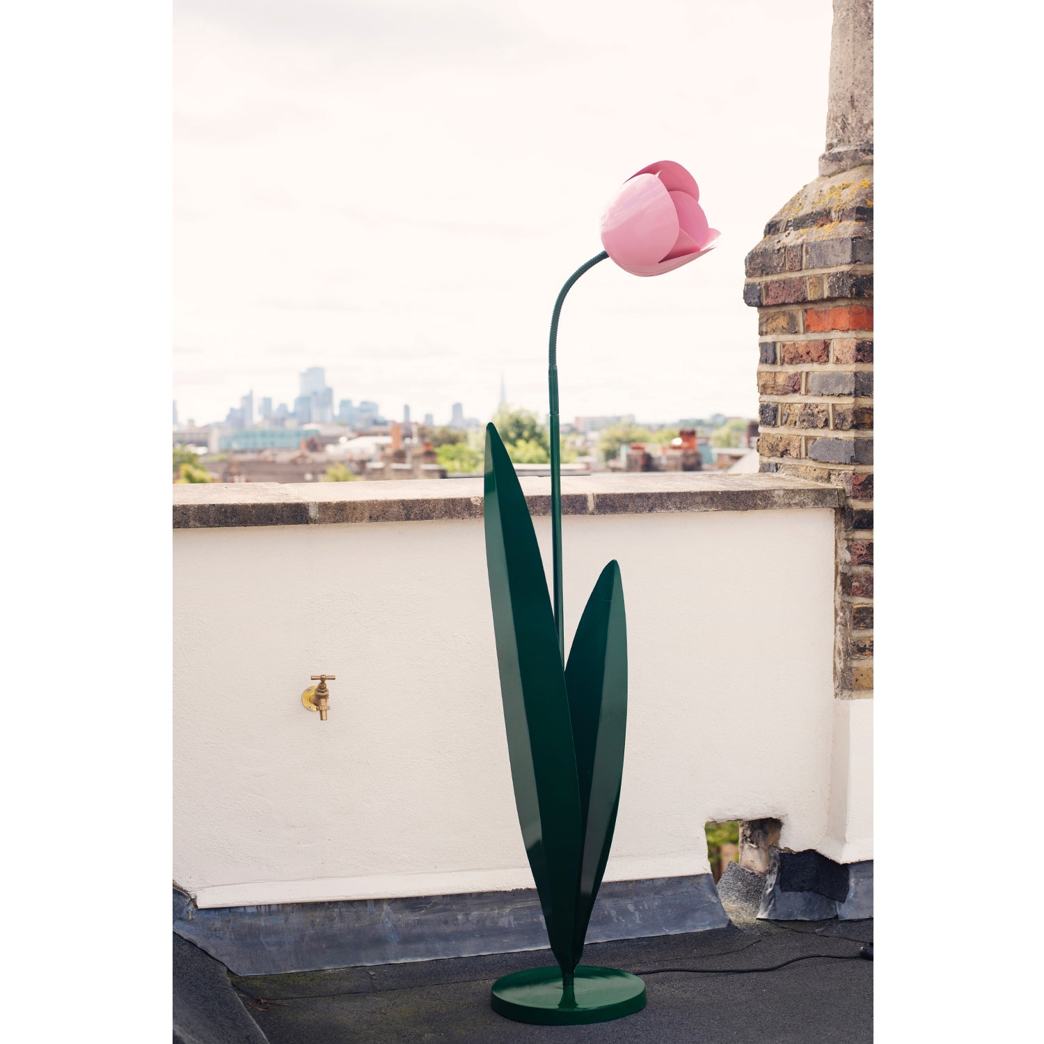 Tulip Floor Lamp Pink by BlissHome
