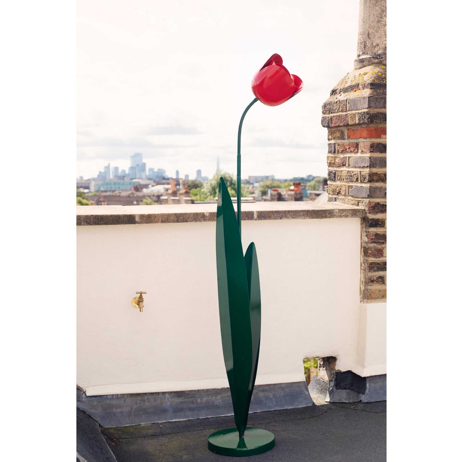 Tulip Floor Lamp Red by BlissHome