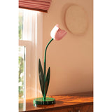 Tulip Table Lamp Pink by BlissHome