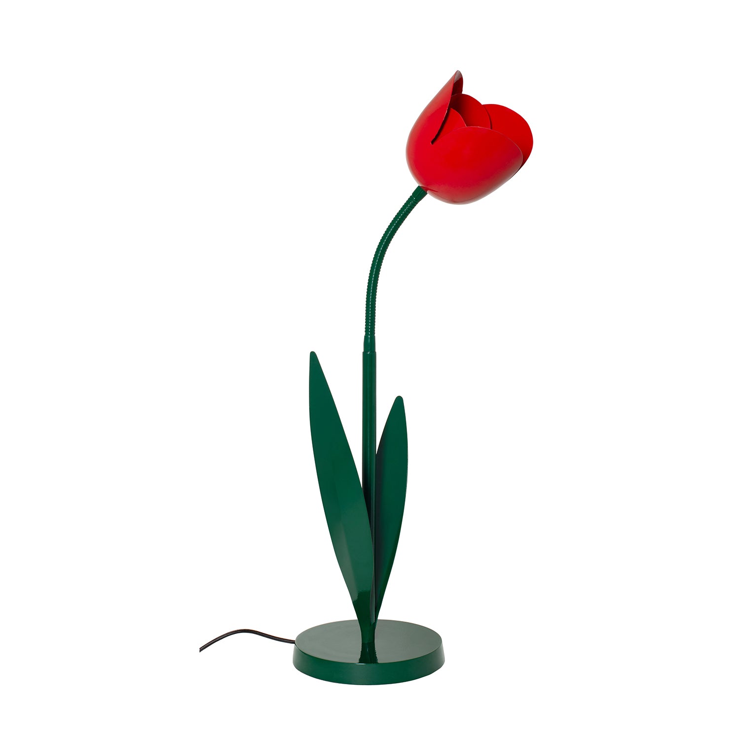 Tulip Table Lamp Red by BlissHome