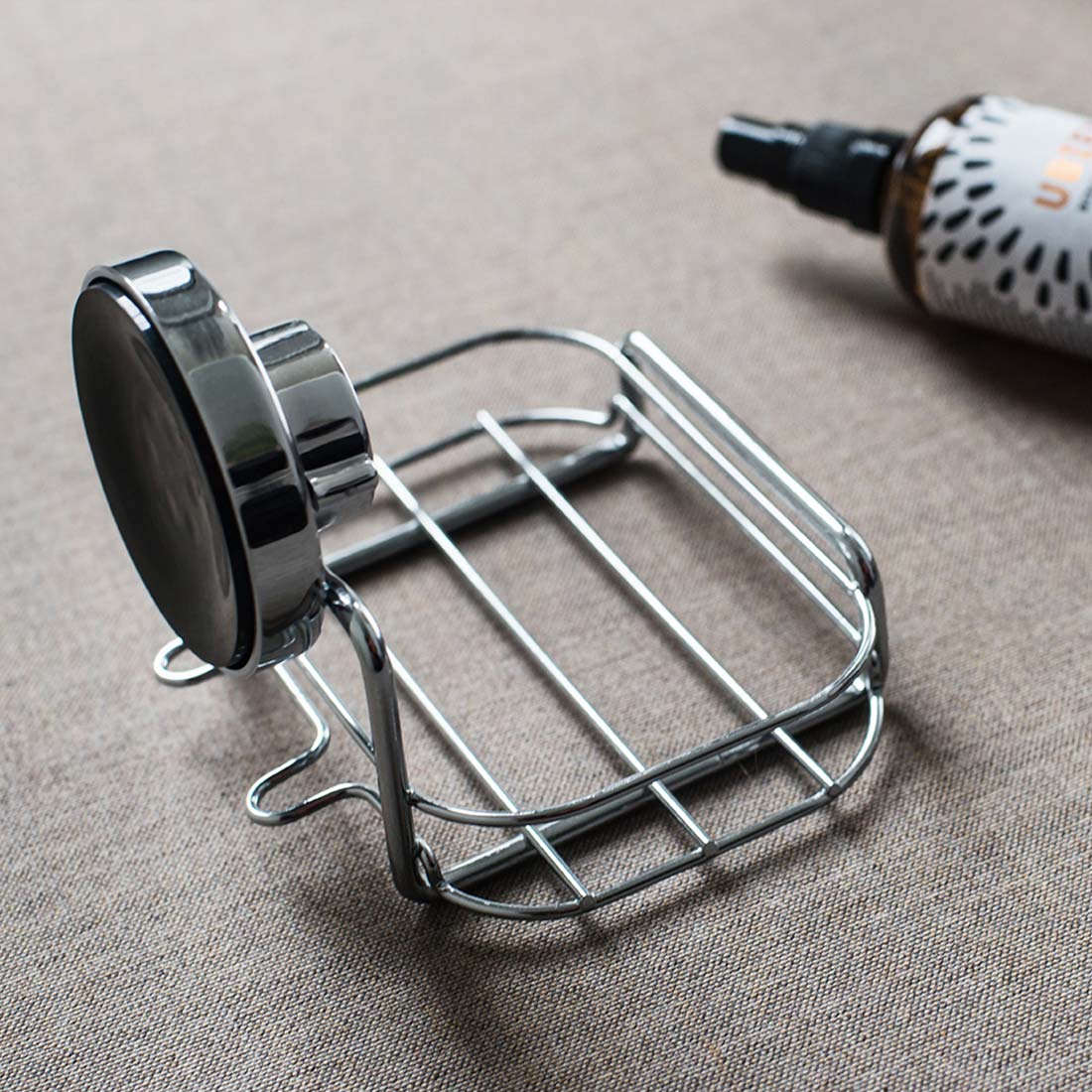 Lock n Roll Chrome Wire Suction Soap Dish