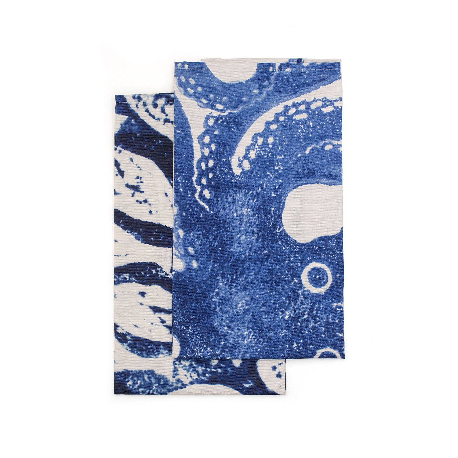 Tea Towel Octopus & Shoal Fish set/2