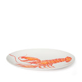 Extra Large Oval Platter Lobster Orange
