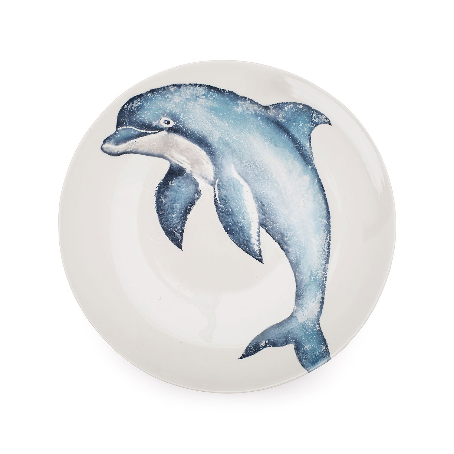 Extra Large Serving Bowl Dolphin