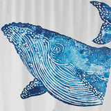 Creatures Whale Shower Curtain