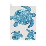 Tea Towel Whale / Turtle Set/2