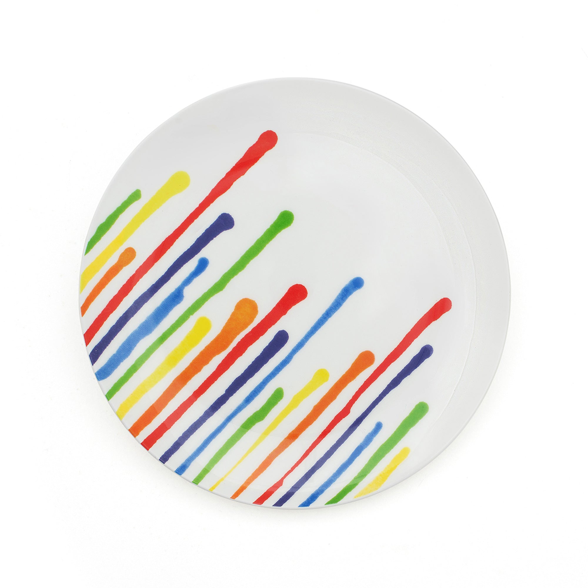 Pure Prue Side Plate Inky Drips