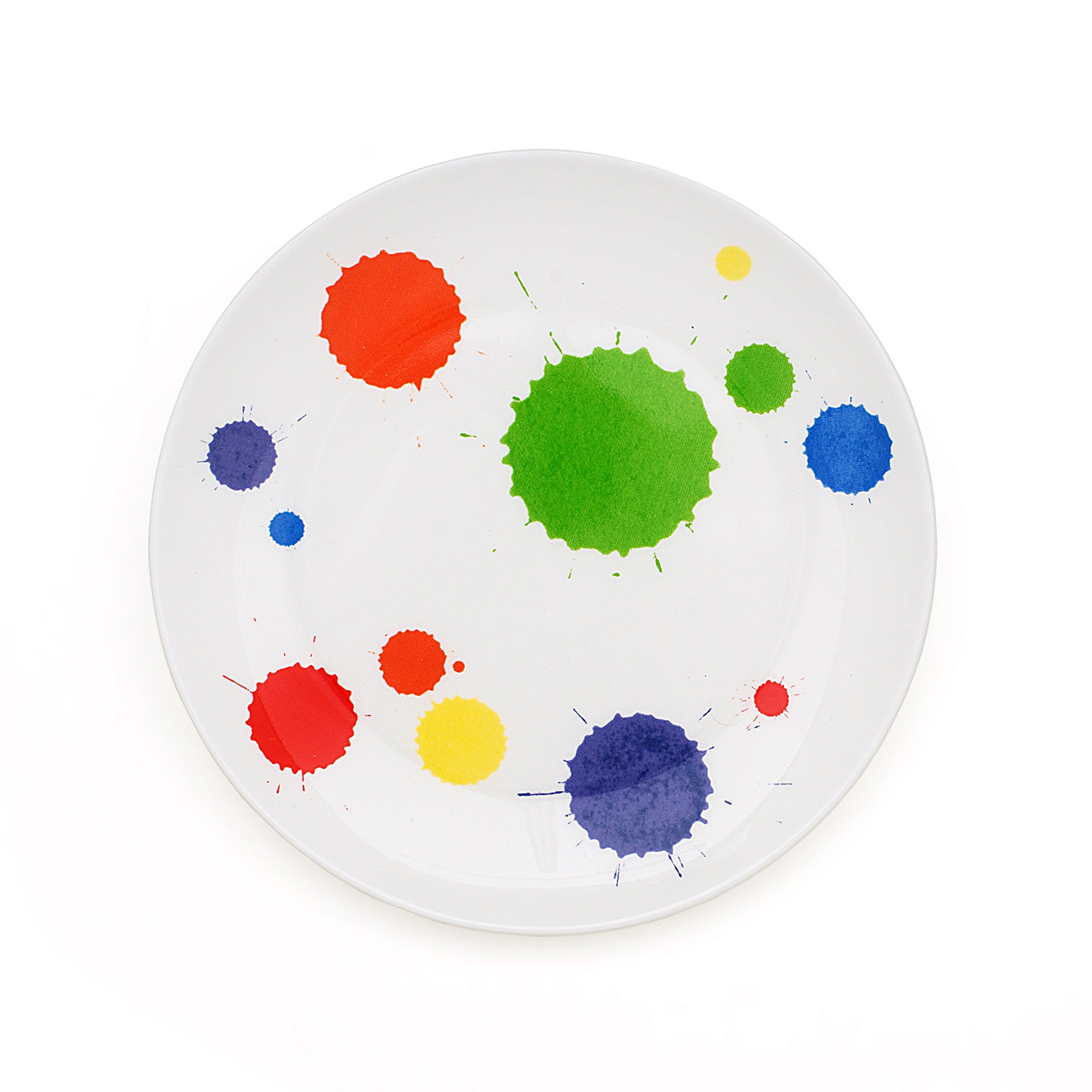 Pure Prue Side Plate Inky Splats