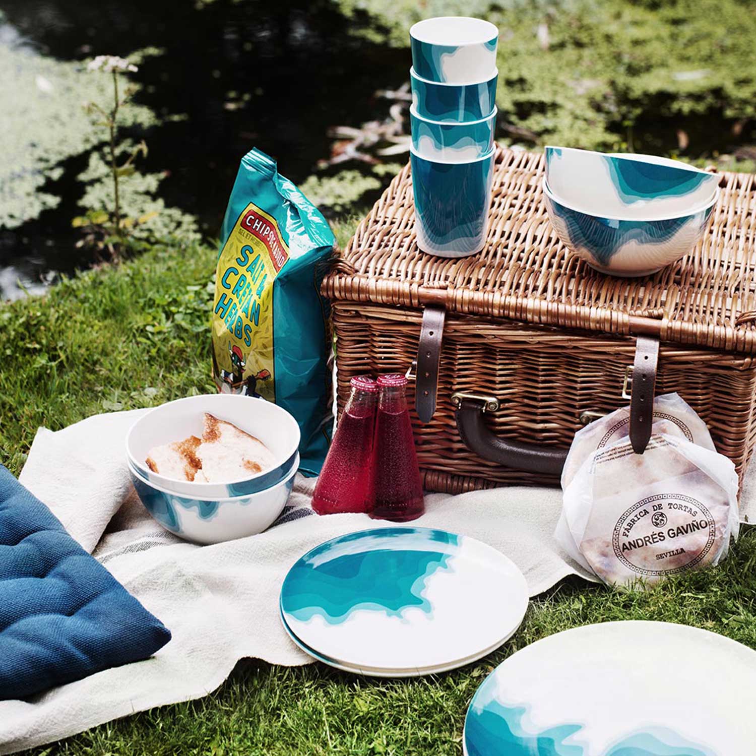 Rick Stein Melamine Tableware Set/16