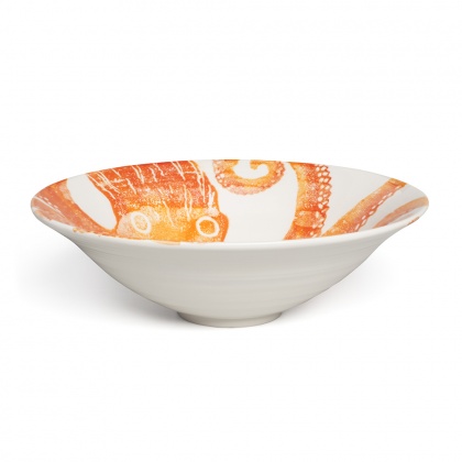 Salad Bowl Octopus Orange: click to enlarge