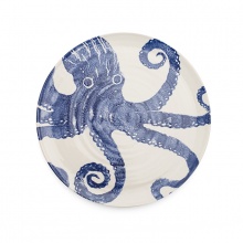 Octopus Platter Blue