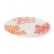 Dinner Plate Coral Red
